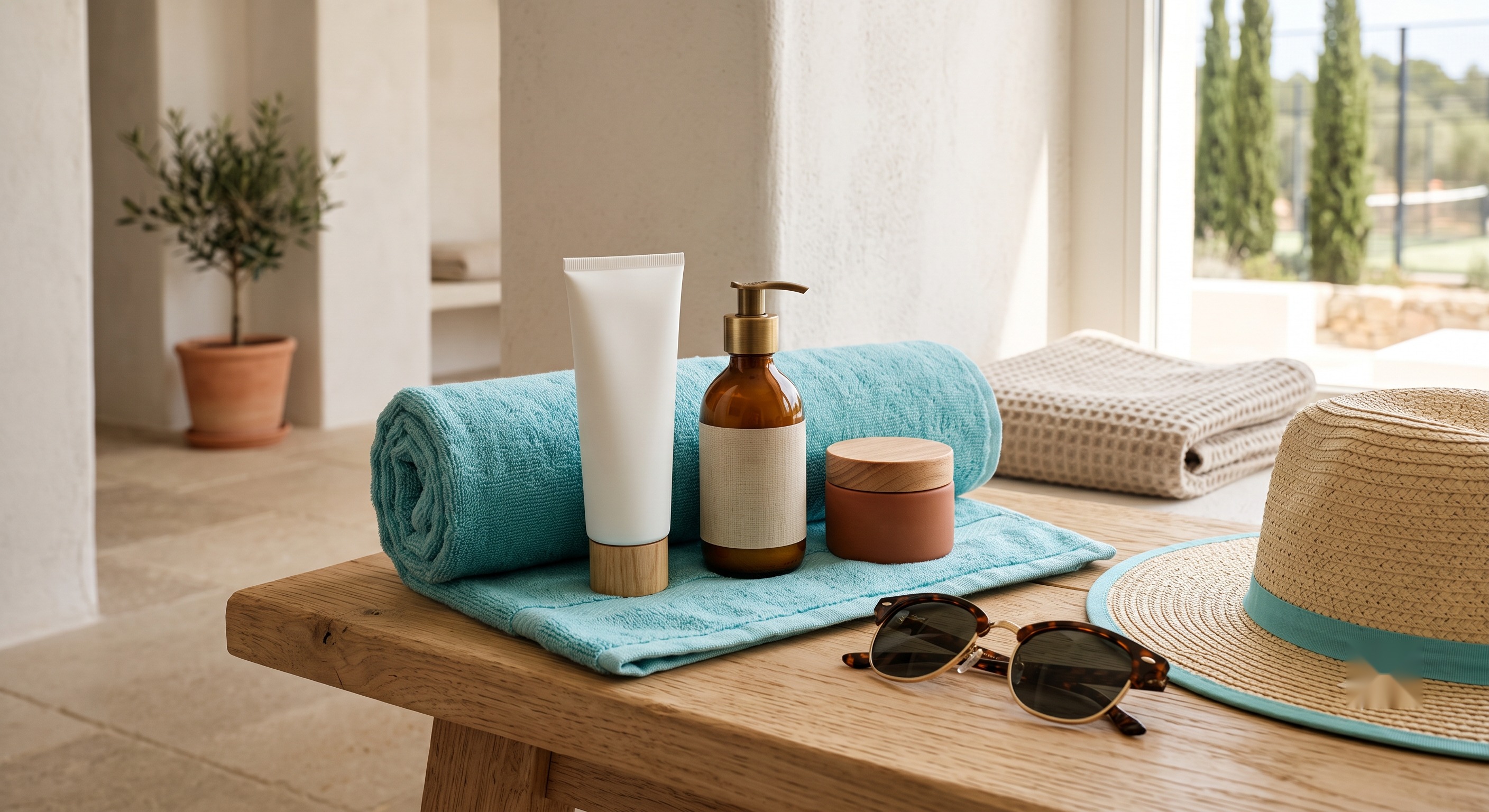 Crèmes solaires et anti-frottement